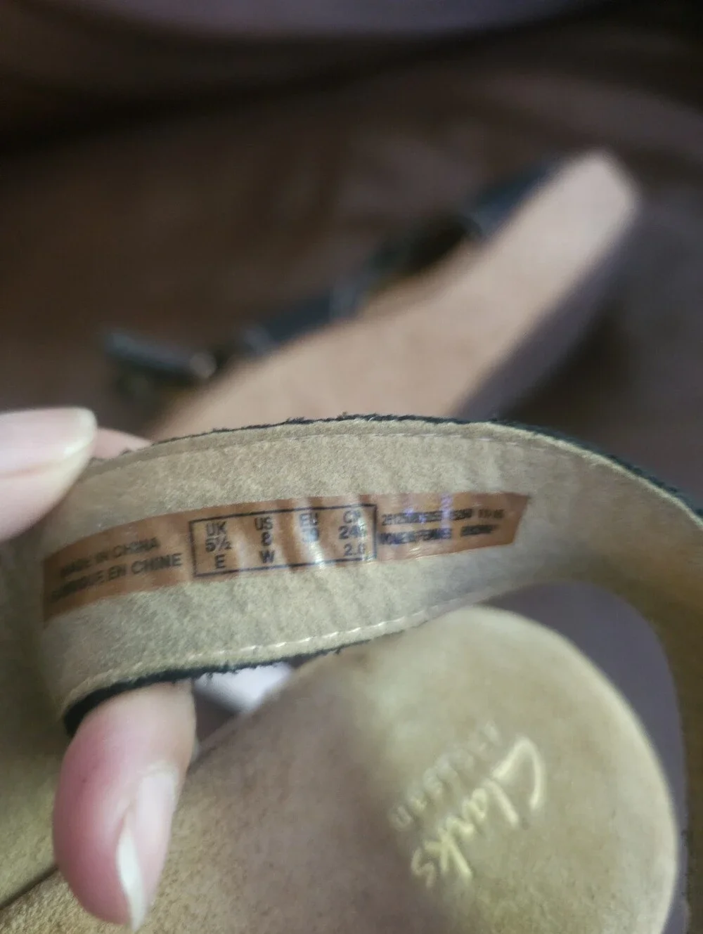 Clarks Cross-Strap Slingback Sandals Size 8